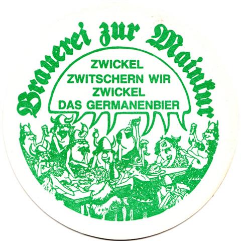 frankfurt f-he bier hannes rund 1-2a (215-zwickel zwitschern-grün)